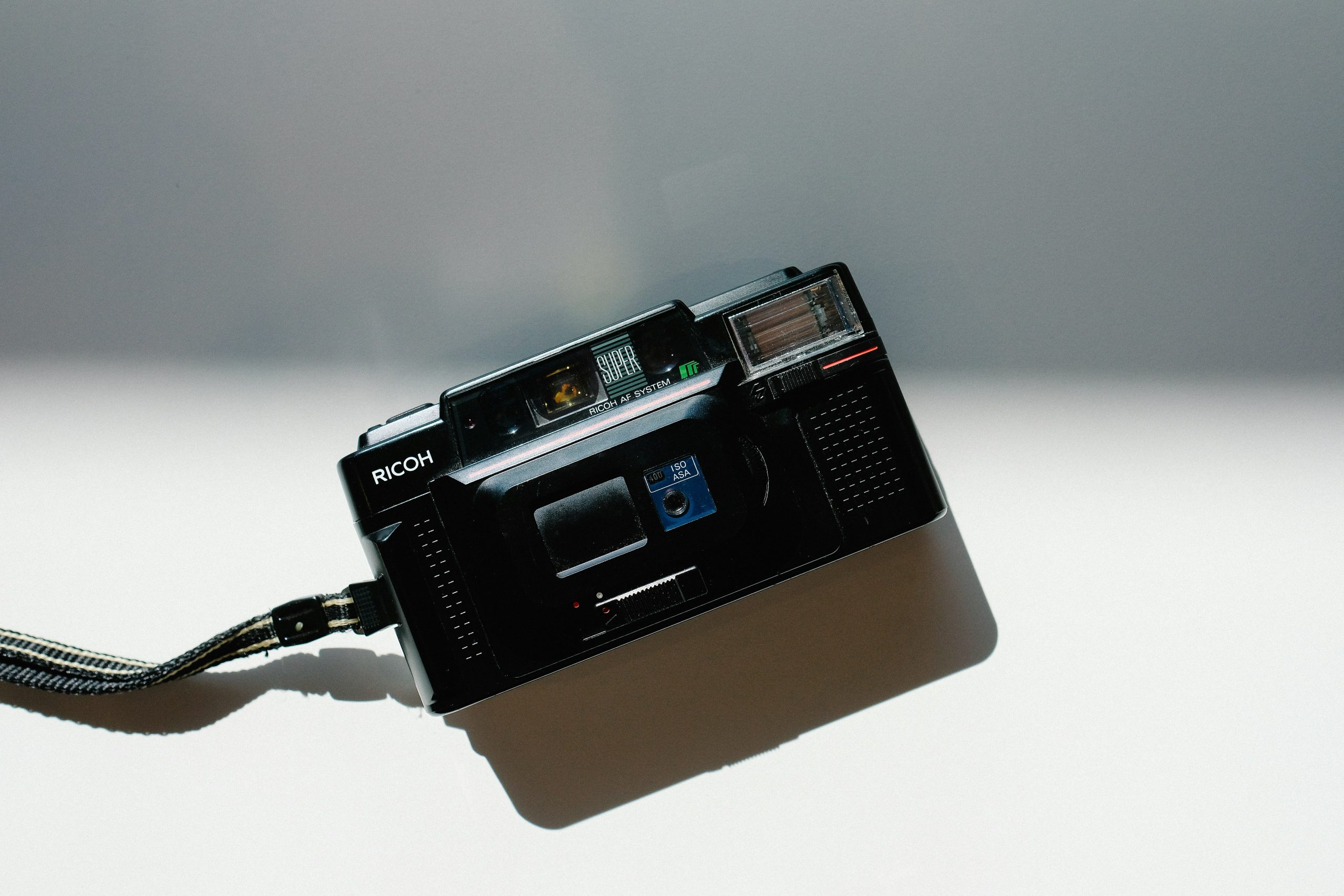 Close-up view of a motion detection camera's sensor panel