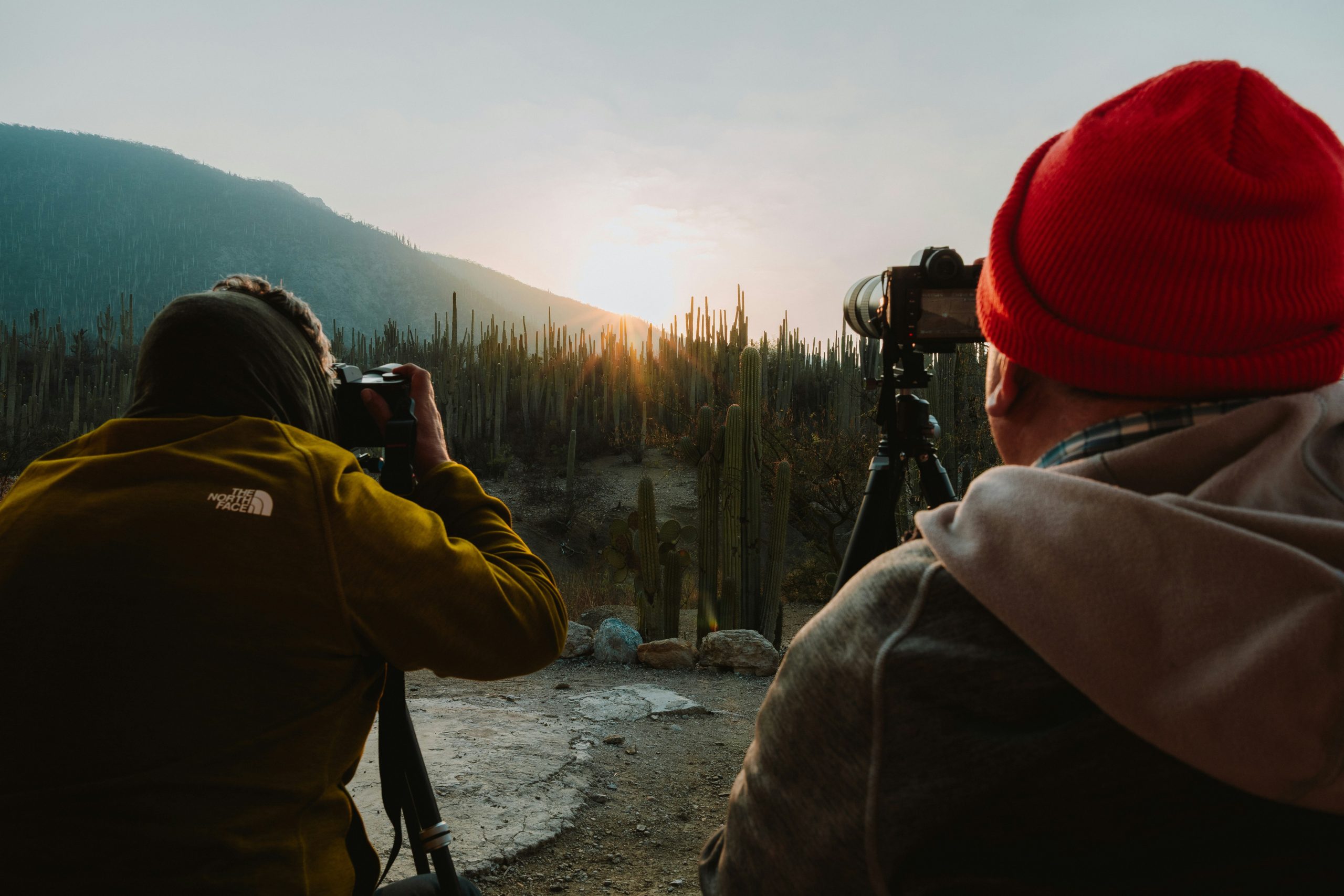 hiking adventure with camera